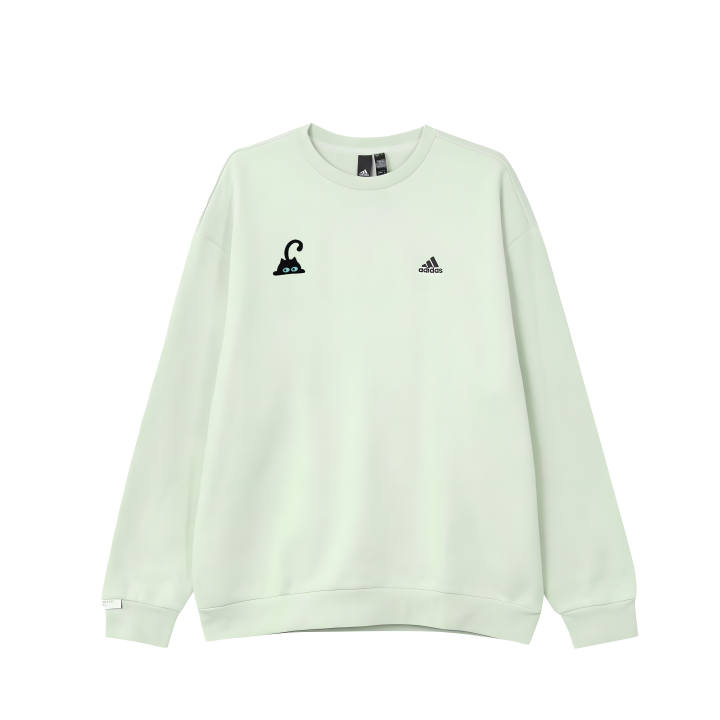 Adidas Adidas Sweatshirts Unisex Light Green Crew Neck Moderate Regular