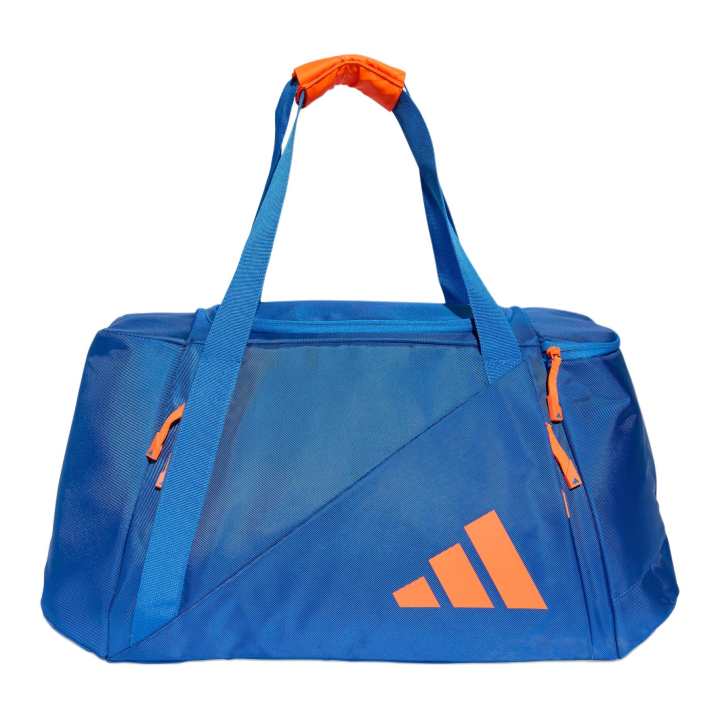 Adidas Adidas Polyester Handbag Unisex Blue & Orange