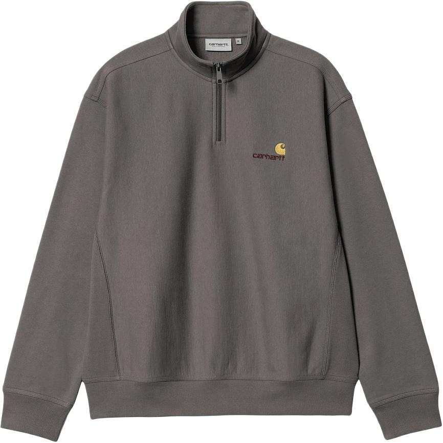 Carhartt Wip Half Zip American Script embroidered sweatshirt