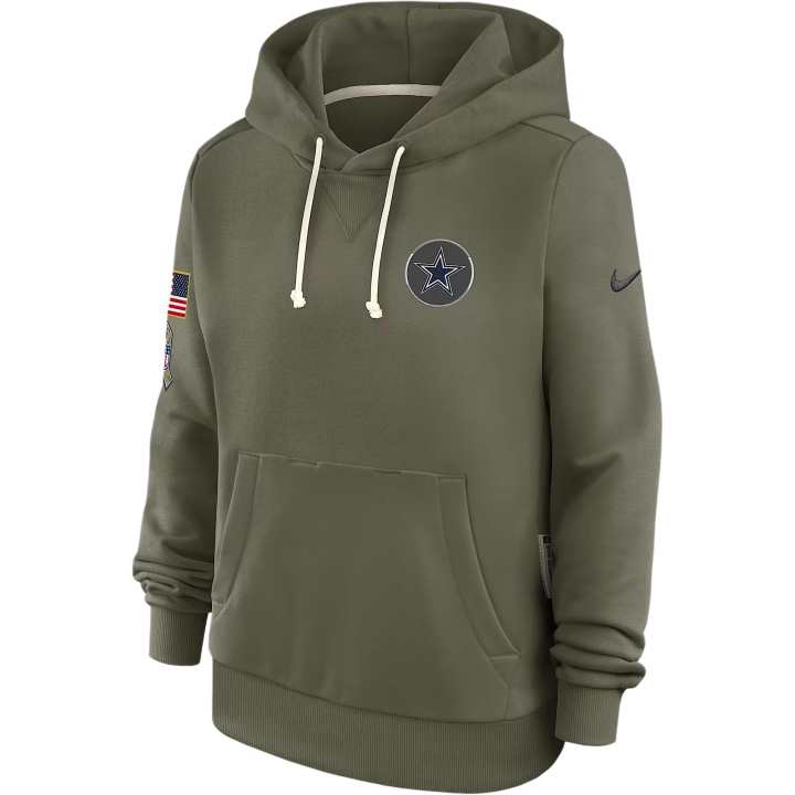 Nike Nike Dallas Cowboys Salute to Service Sideline Women's Nike Dri-FIT Nfl Pullover Hoodie