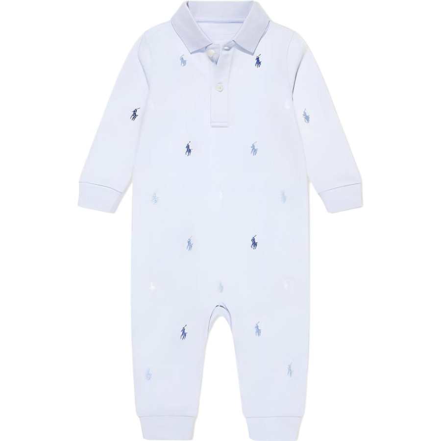 Polo Ralph Lauren Jumpsuit Light Blue Infant And Toddler