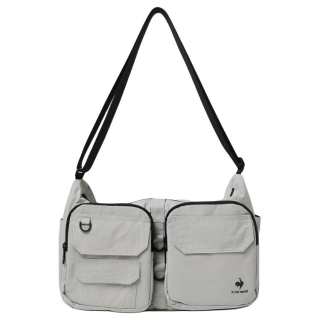 Le Coq Sportif Nylon Crossbody Bags Regular Men's Gray