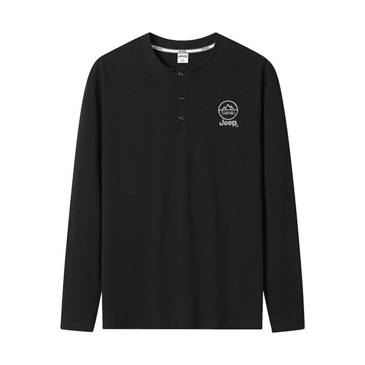 Jeep T Shirts Men's Henry Collar Moderate