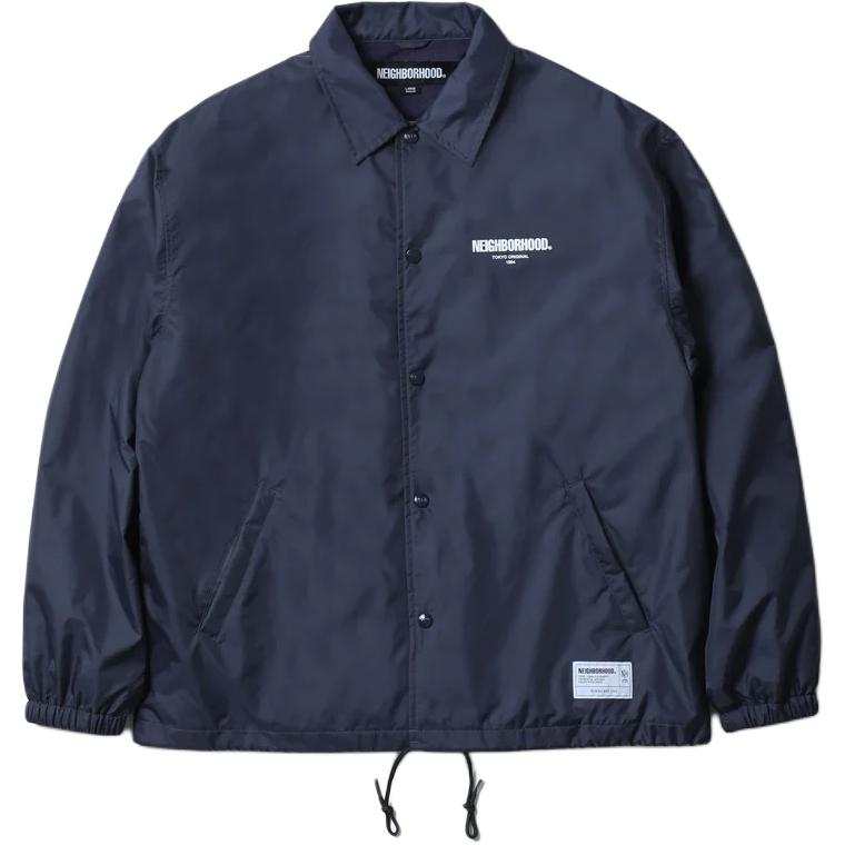 Neighborhood buttoned logo jacket
