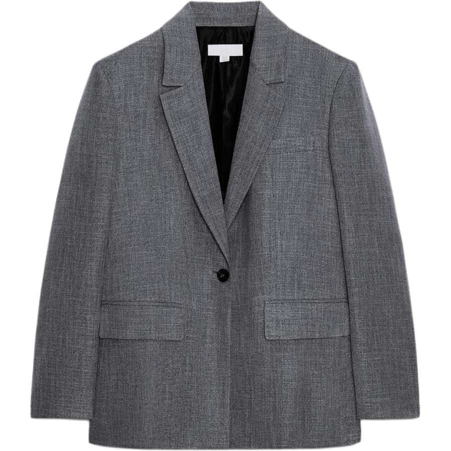 ZARA Business Suits Women's Gray Moderate
