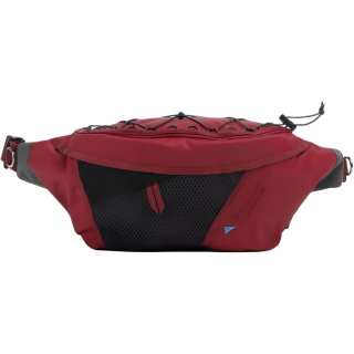 Klattermusen 7L Fashion Trend Fanny Pack Outdoor Bag Recycled Polyamide Black & Red Men's