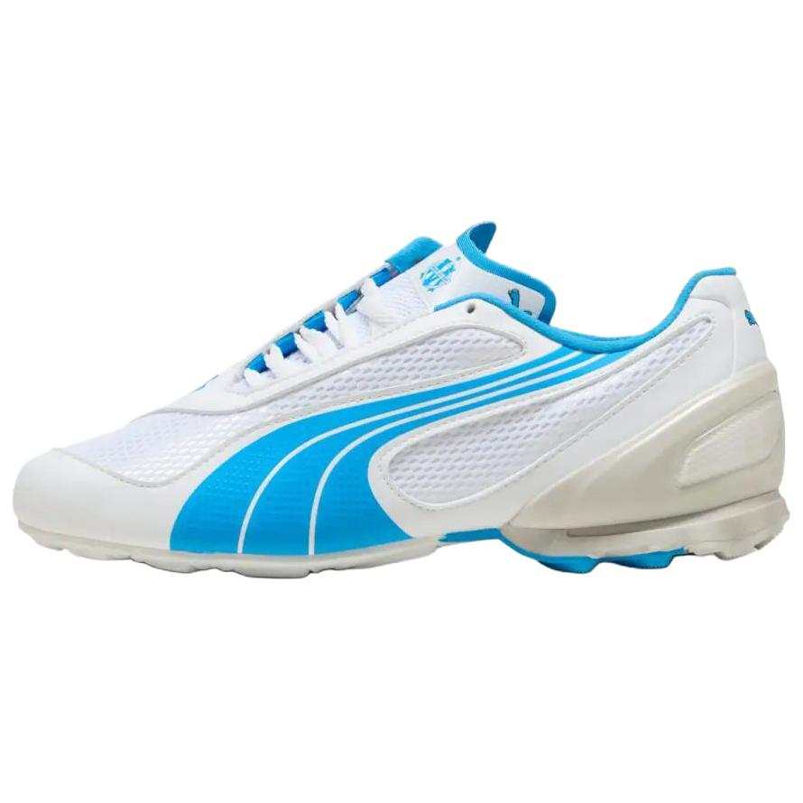PUMA OLYMPIQUE MARSEILLE x PUMA V S1 Soccer Shoes Unisex White Blue