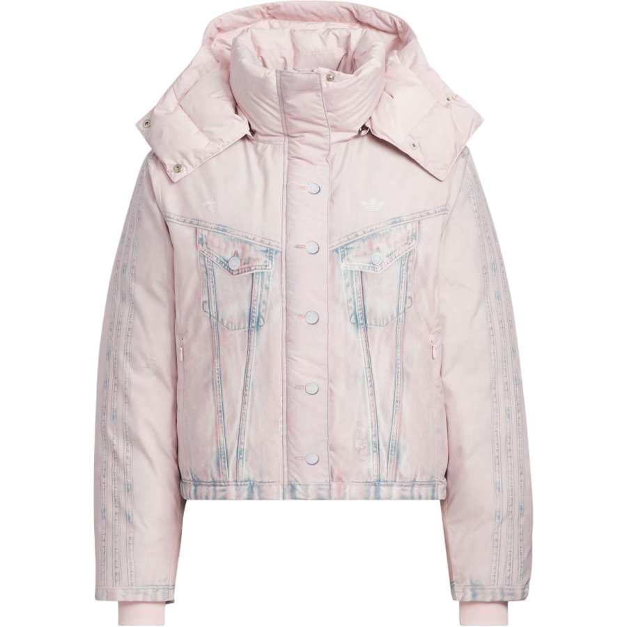 Adidas Originals FW25 FK DENIM CROP Down Jacket Women's