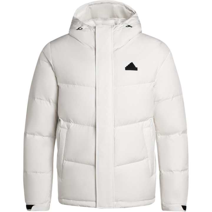 Adidas Adidas Down Jackets Unisex White Hooded Moderate