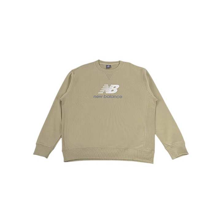 New Balance New Balance Sweatshirts Unisex SOT Khaki Crew Neck Moderate