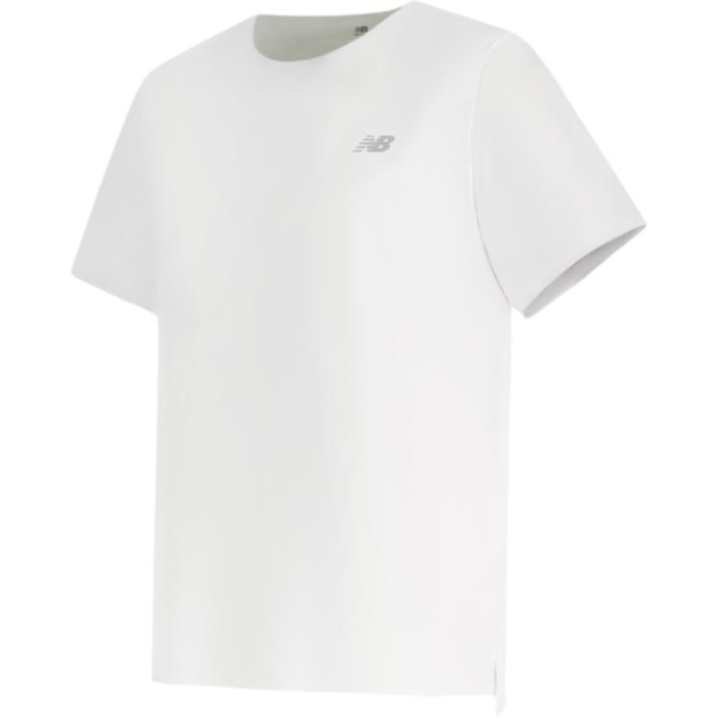 New Balance New Balance T Shirts Men's White Crew Neck Moderate