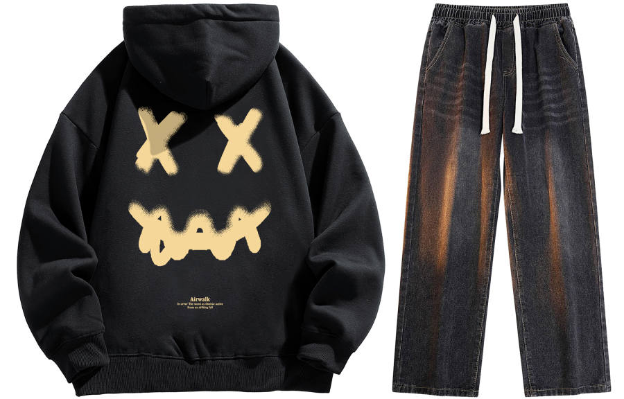 Airwalk Airwalk Sweatshirt Sets Unisex Hooded Thin