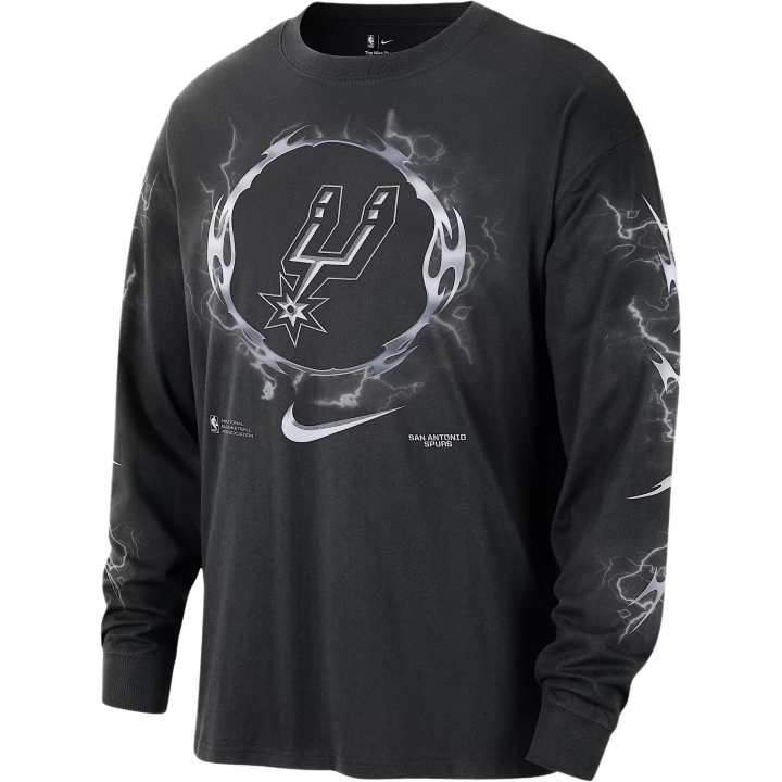 Nike Nike San Antonio Spurs Courtside Men's Nike Nba Long-Sleeve T-Shirt