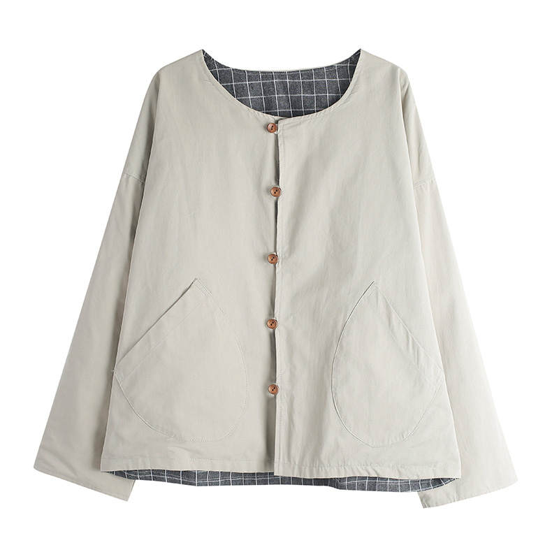 SIXUSICHOU Cropped Coat Women's