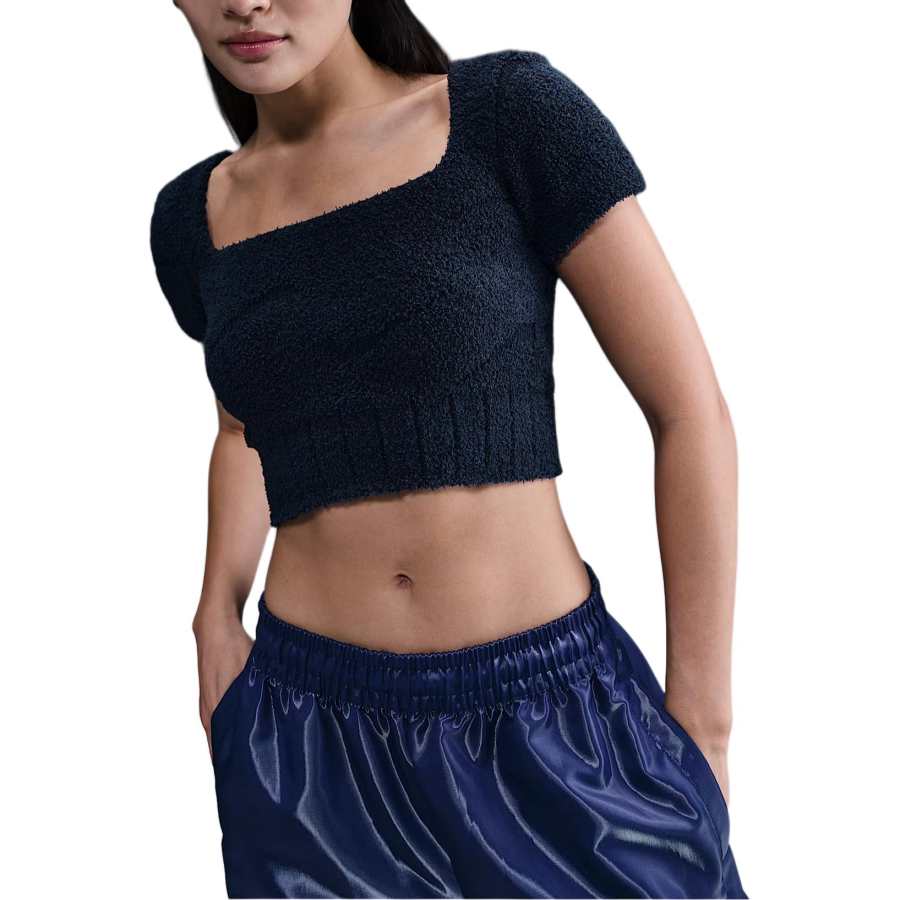 Nike Nike Sportswear Phoenix Cozy Bouclé Women's Short-Sleeve Cropped Knit Top