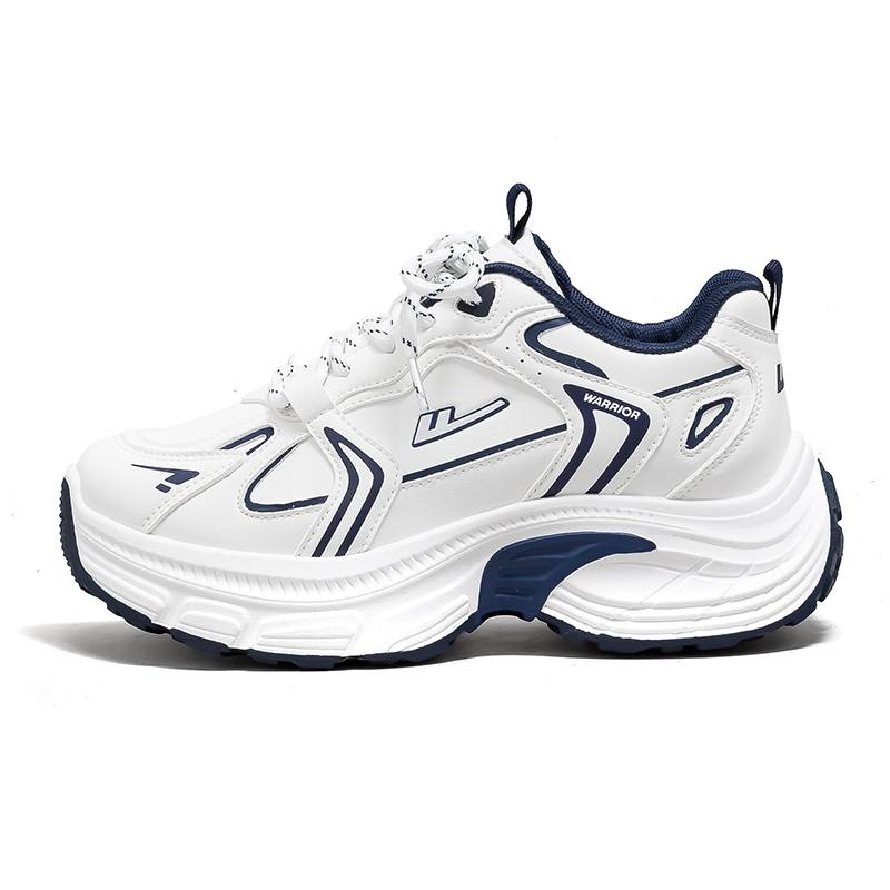 WARRIOR WARRIOR Synthetic Leather Slip Resistant, Abrasion Resistant, Lightweight, Height Increasing Low top Chunky Sneakers