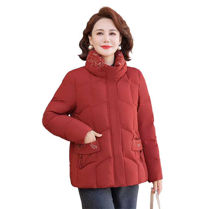 YALU Down Jackets Women's Stand Collar Thickened Puffer Jacket