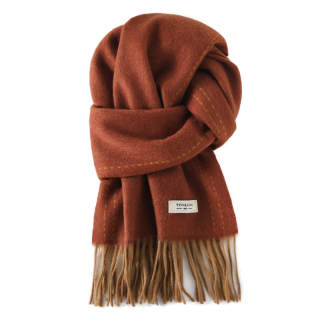 Tonlion 100% Sheep Wool Knit Scarves Unisex