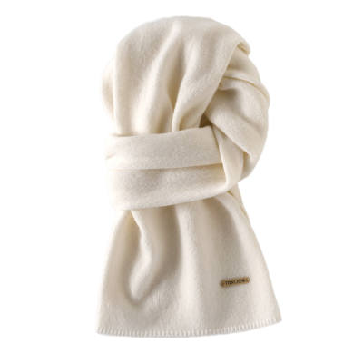 Tonlion 100% Sheep Wool Knit Scarves Unisex