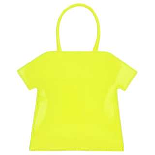 MSGM Polyurethane Shoulder Bag, Crossbody Bag, Handbag Women's Yellow