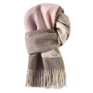 Tonlion 100% Sheep Wool Knit Scarves Unisex