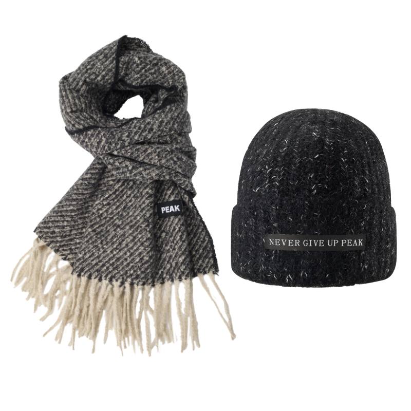 PEAK PEAK Polyester Knit Scarves Unisex