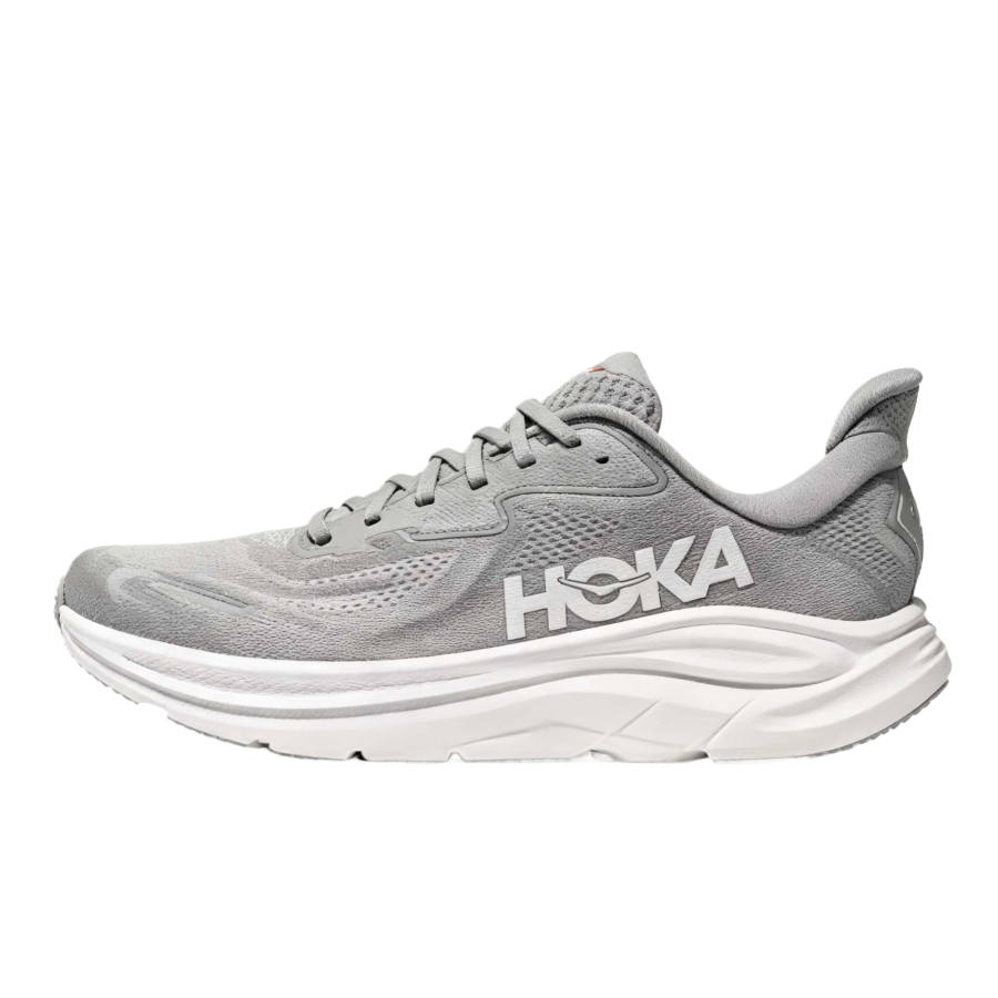 HOKA ONE ONE CLIFTON 10 Waterproof And Breathable Running Shoes Men's Eternal Star Gray