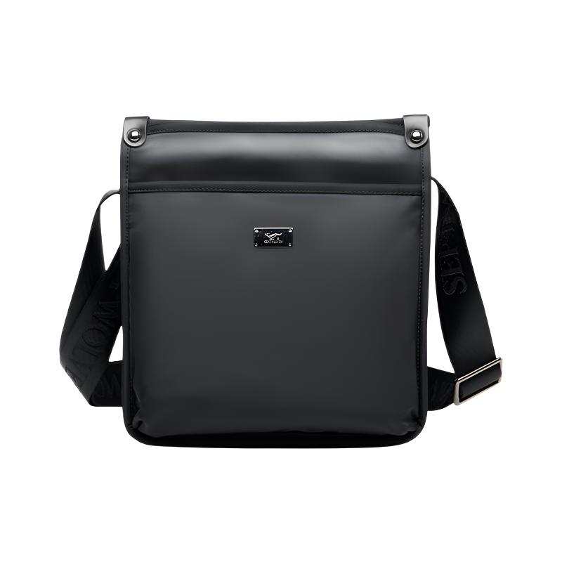SEPTWOLVES SEPTWOLVES Fabric Shoulder Bag Small Men's Black