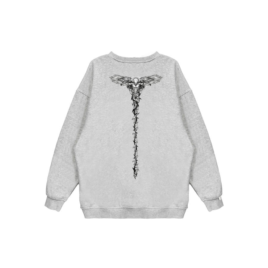 Adidas Adidas Sweatshirts Unisex Gray Crew Neck Thickened Regular