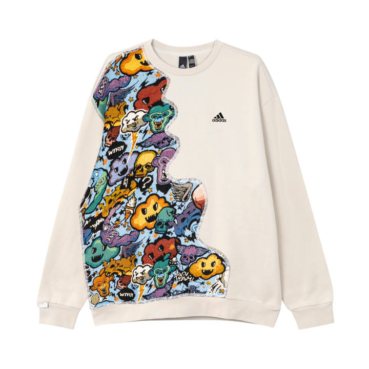 Adidas Adidas Sweatshirts Unisex Bauxite Brown Crew Neck Moderate Regular