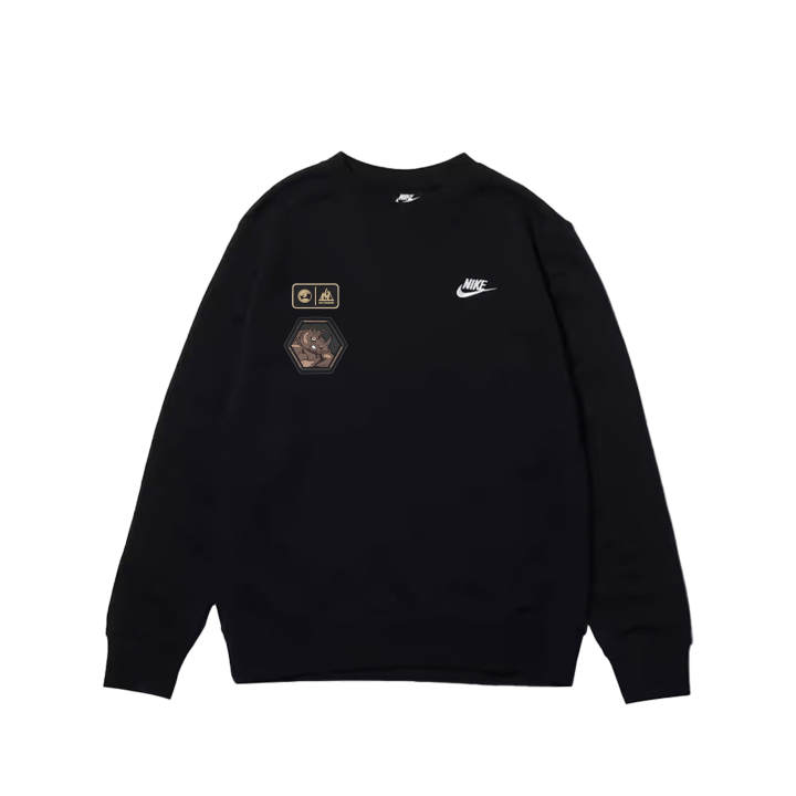 Nike Nike Sweatshirts Unisex Black Crew Neck Moderate Regular