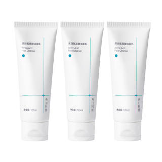 DR.XICHUAN Amino Acids Facial Cleansing Milk Hydrating Makeup Removal Cleaning Soothing 120ml * 1 Pc/2 Pcs/3 Pcs