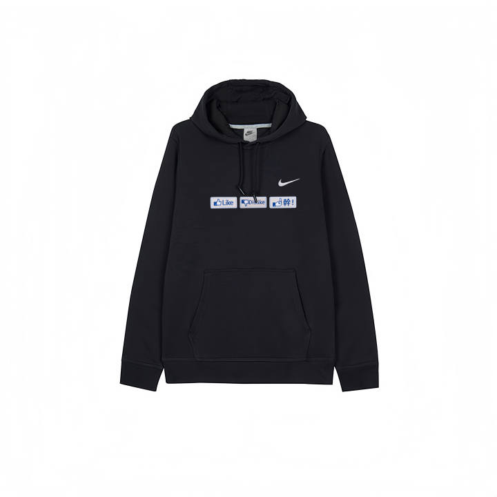 Nike Nike Sweatshirts Men's Black Hooded Moderate