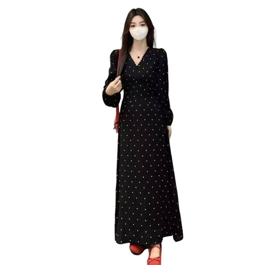 SIXUSICHOU Long Sleeved Dress Women's