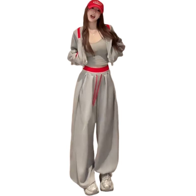 SIXUSICHOU Casual Suits Women's Hooded Moderate