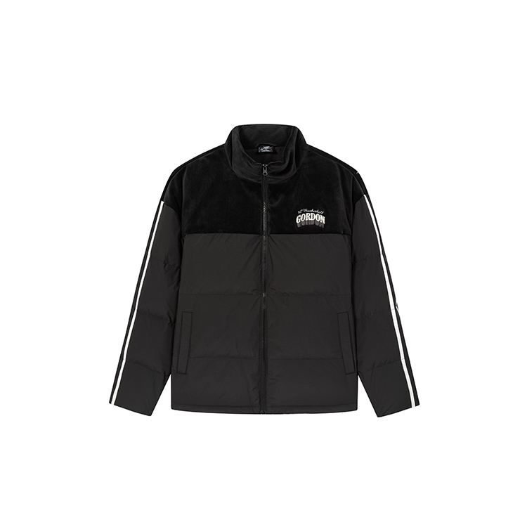 361° 361° Down Jackets Men's Super Black Stand Collar Thickened Puffer Jacket