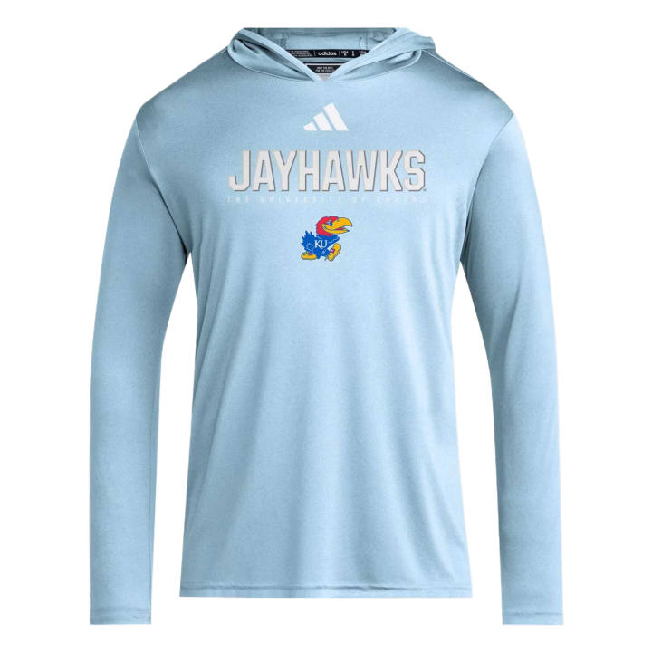 Adidas Adidas Kansas Sweatshirts Men's Blue Hooded Moderate Regular