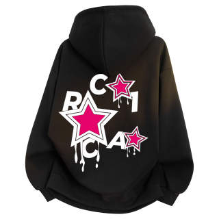 C1RCA American Sparkling Stars Letter Logo Print Sweatshirt Unisex