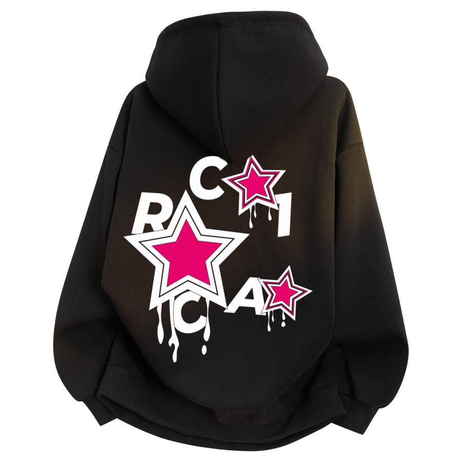 C1RCA American Sparkling Stars Letter Logo Print Sweatshirt Unisex