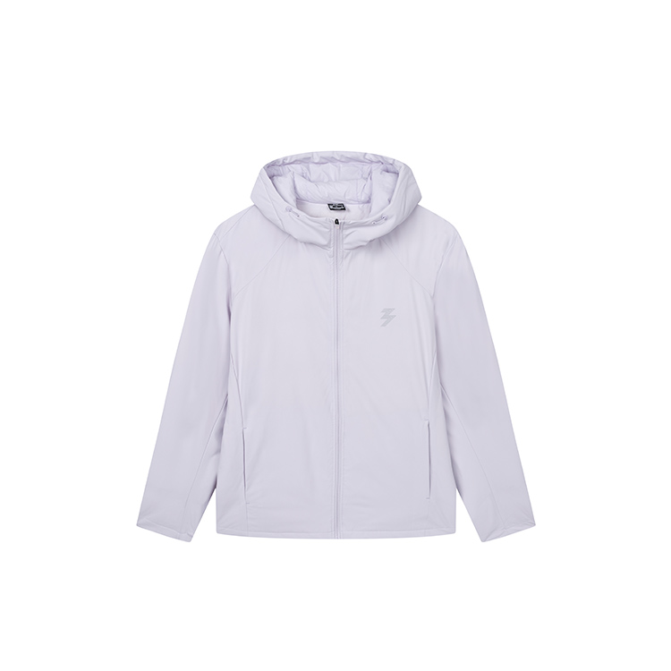 361° Down Jackets Women's Purple Daisy Hooded Thickened
