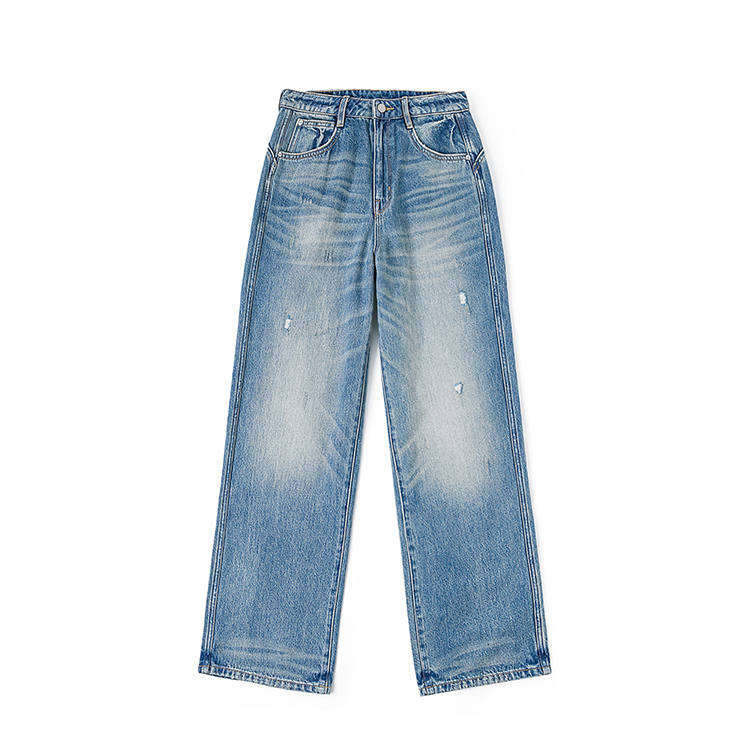 Lee Lee Jeans Women's Medium Light Blue Moderate Straight Fit Pants
