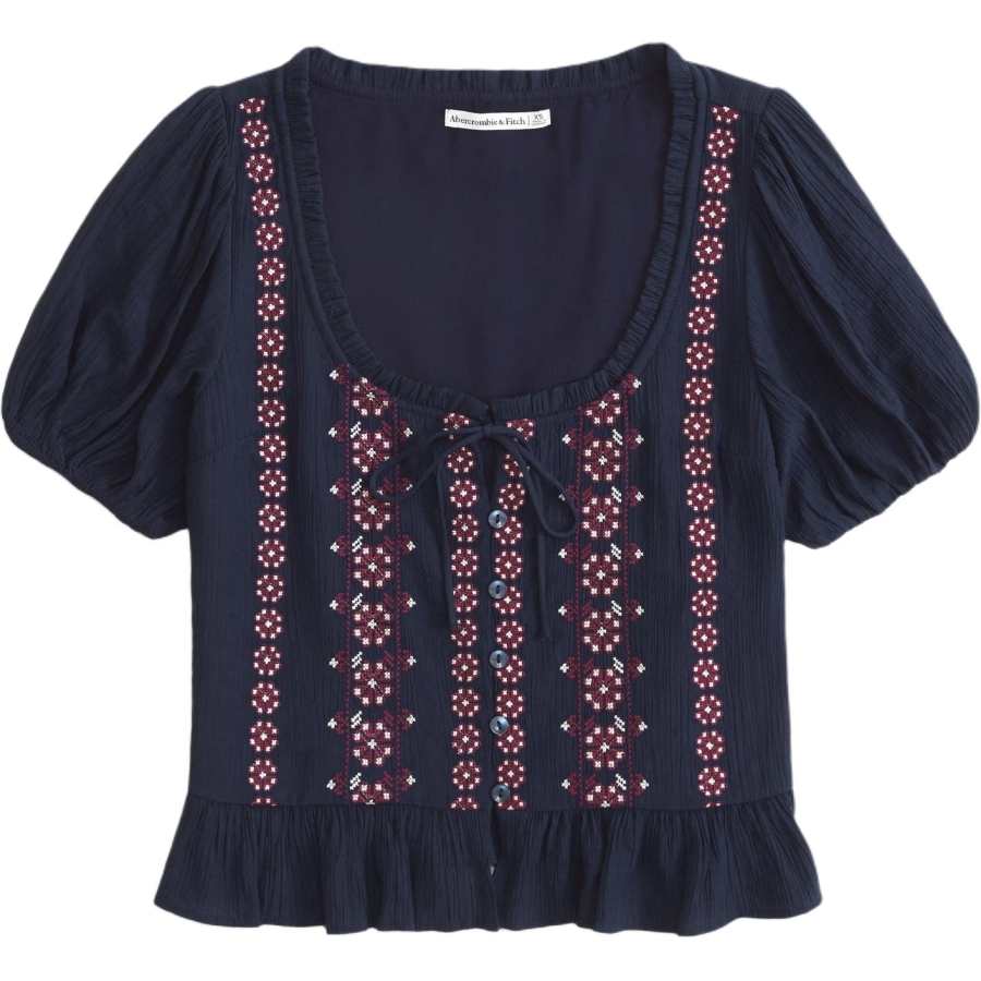 Abercrombie&Fitch Puff Sleeve T Shirt Women's