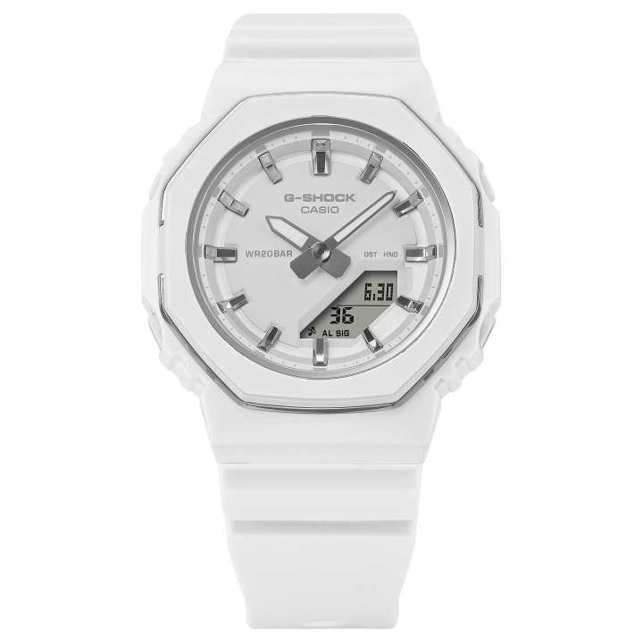 CASIO CASIO G SHOCK 200m Waterproof Quartz Movement Resin Strap Watch Women's Watch White Dial
