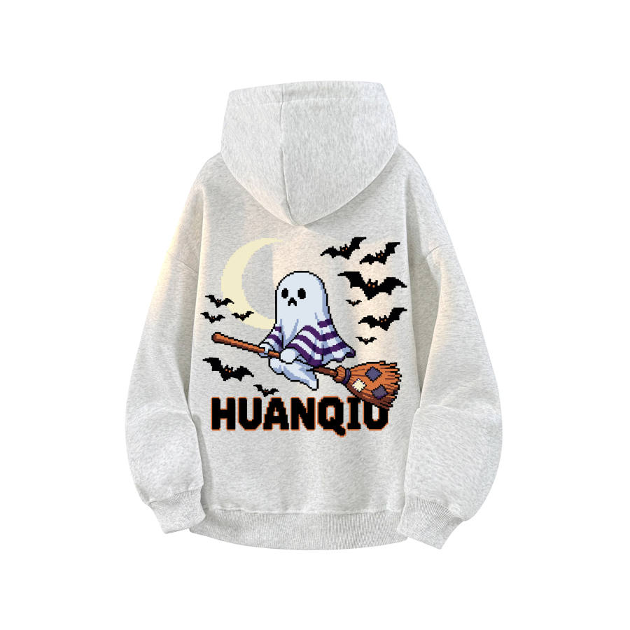 HUANQIU Sweatshirts Unisex Hooded Moderate Heavyweight