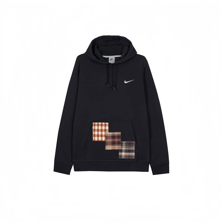 Nike Nike Sweatshirts Men's Black Hooded Thickened