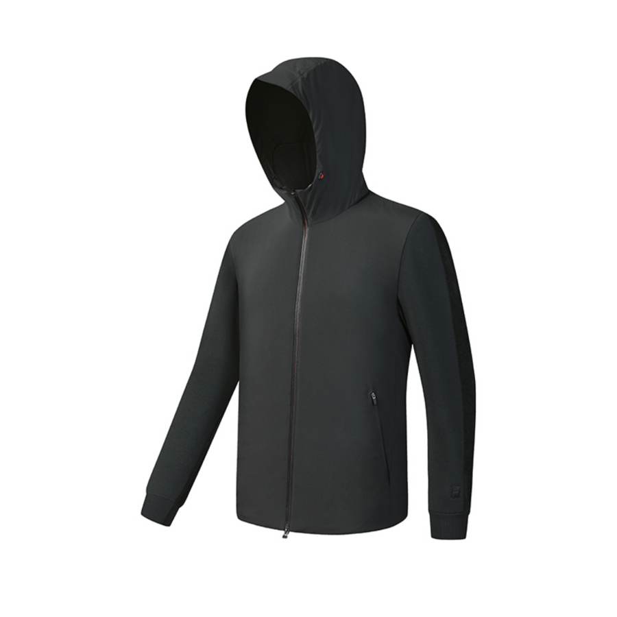 FILA Golf Puffer Jacket Men's Carbon Black Gray