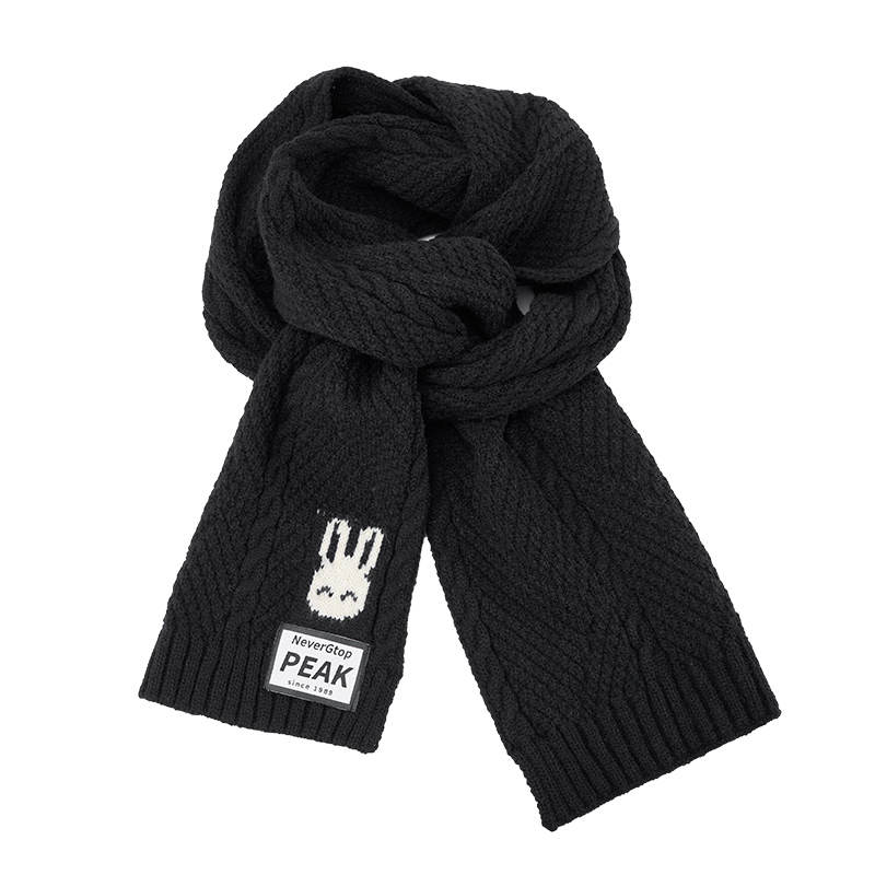 PEAK PEAK Acrylic/nylon Knit Scarves Unisex