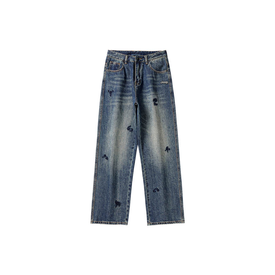 Jeep Jeans Unisex Moderate Straight Fit Pants