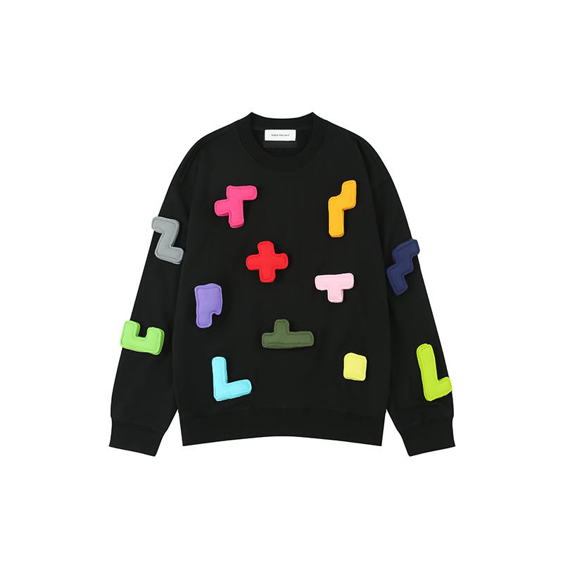SQQZ Project Crew Neck Loose Fit Sweatshirt Unisex