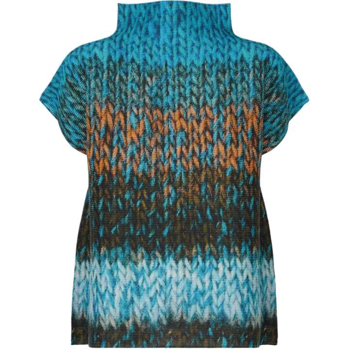 ISSEY MIYAKE ISSEY MIYAKE T Shirts Women's Blue Turtleneck Moderate Other